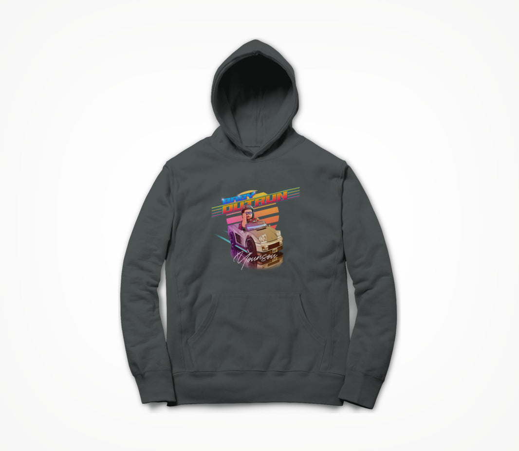 Baby Outrun Dark Grey Hoodie