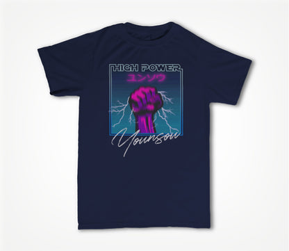 High Power Navy Unisex T-shirt