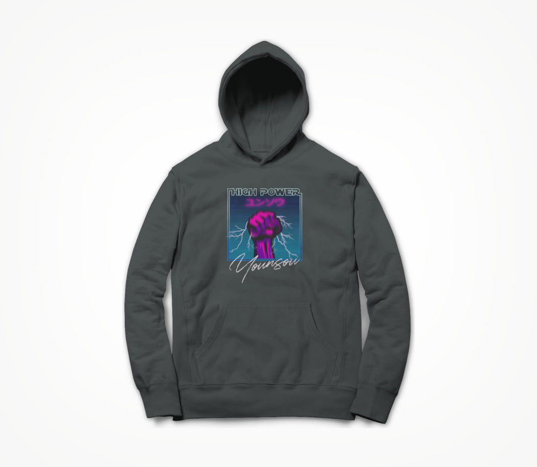 High Power Grey Hoodie