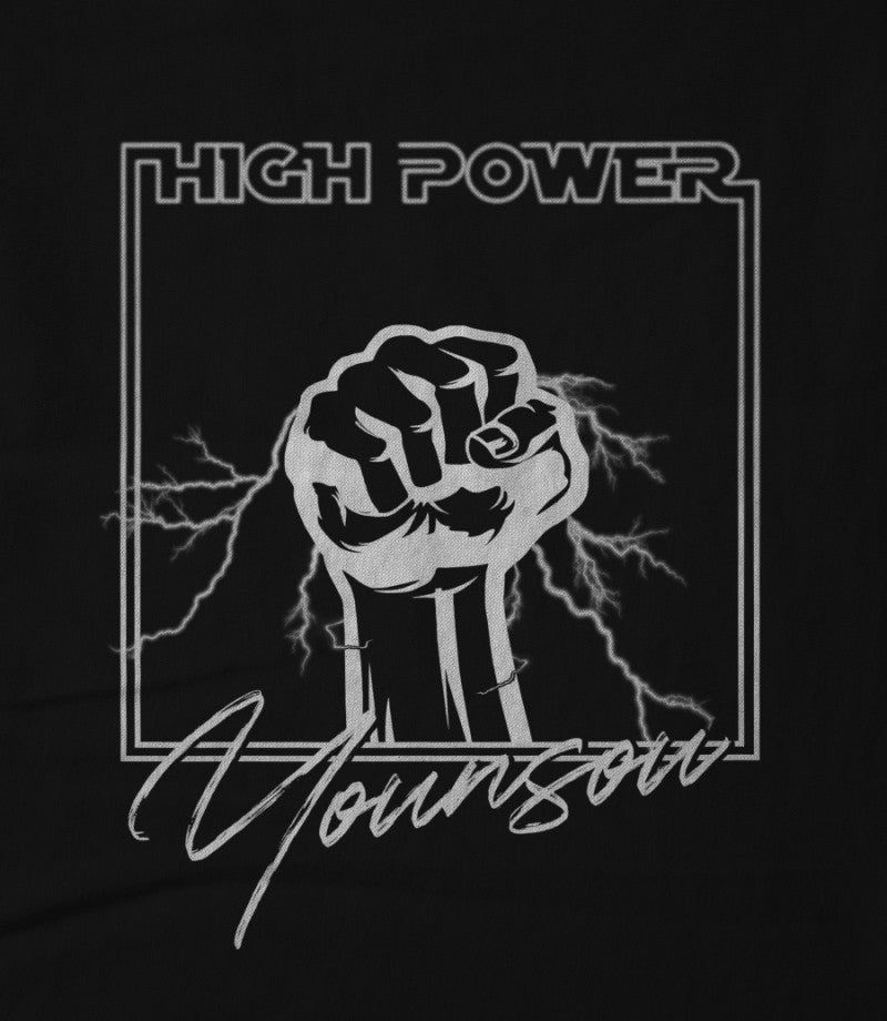 High Power White on Black