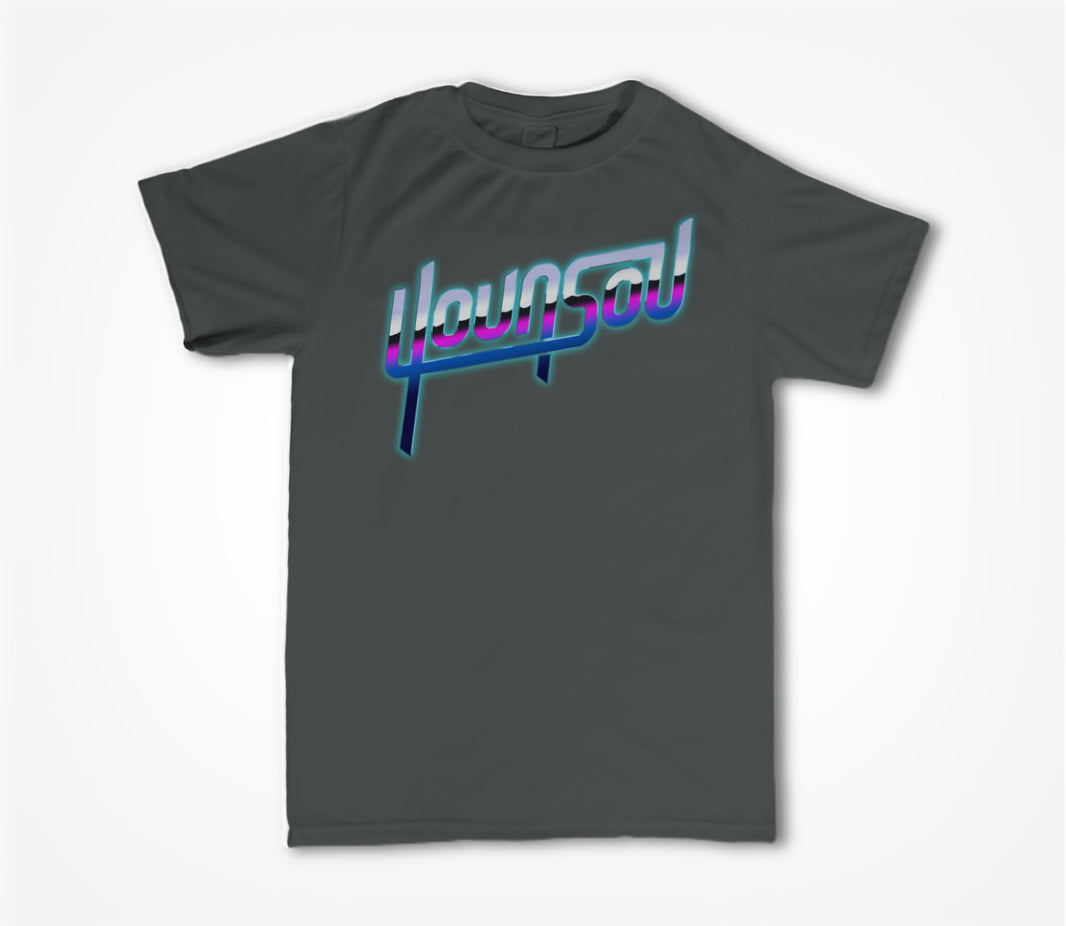 Retro Design Dark Grey Unisex T-shirt