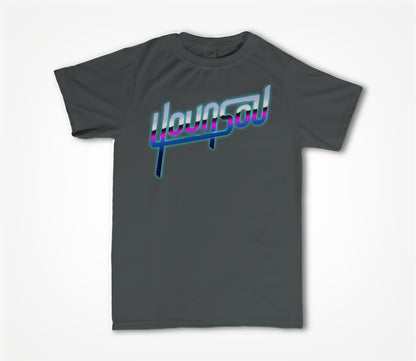 Retro Design Dark Grey Unisex T-shirt