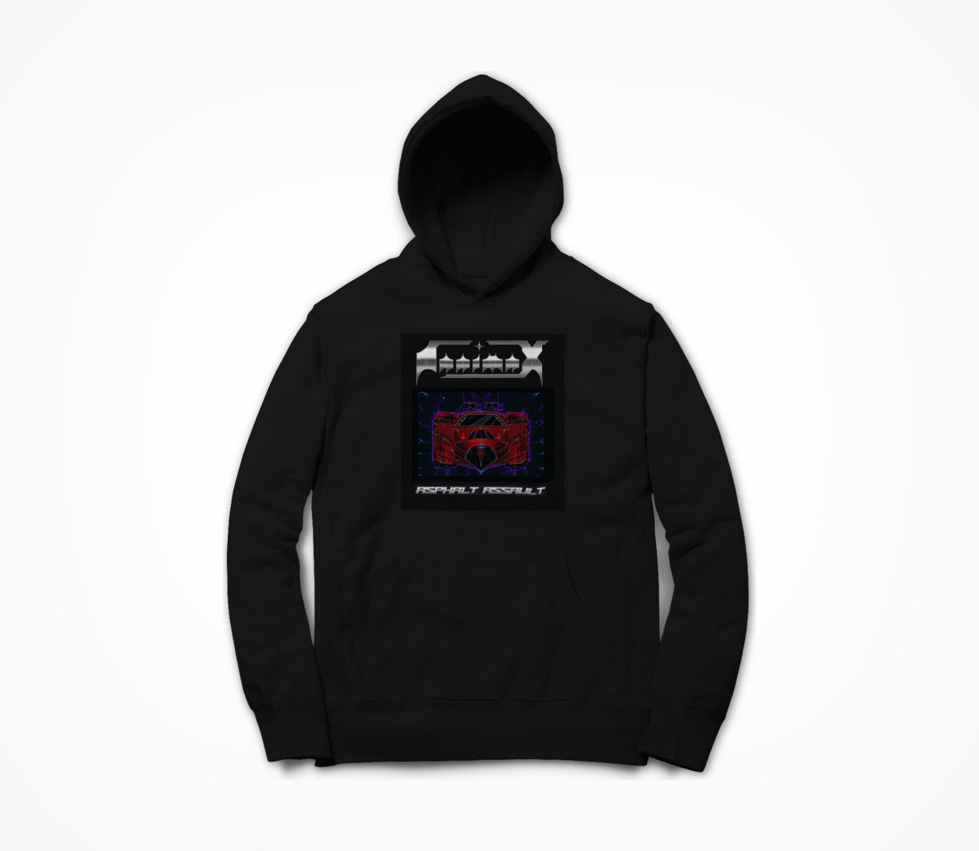 Asphalt Assault (black) Hoodie