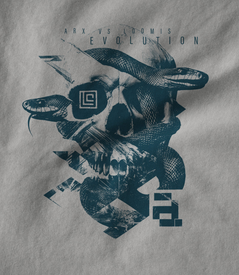 ARX Evolution Tee Blue - BACK