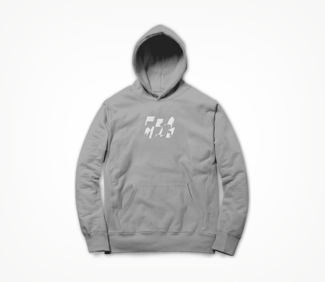 EM-White Font-GREY- Hoodie