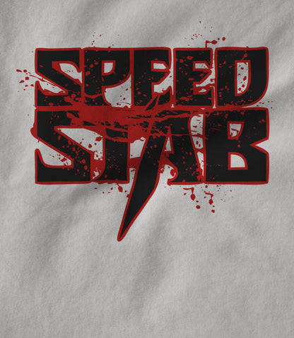 Blood Splatter Logo White Unisex T-shirt