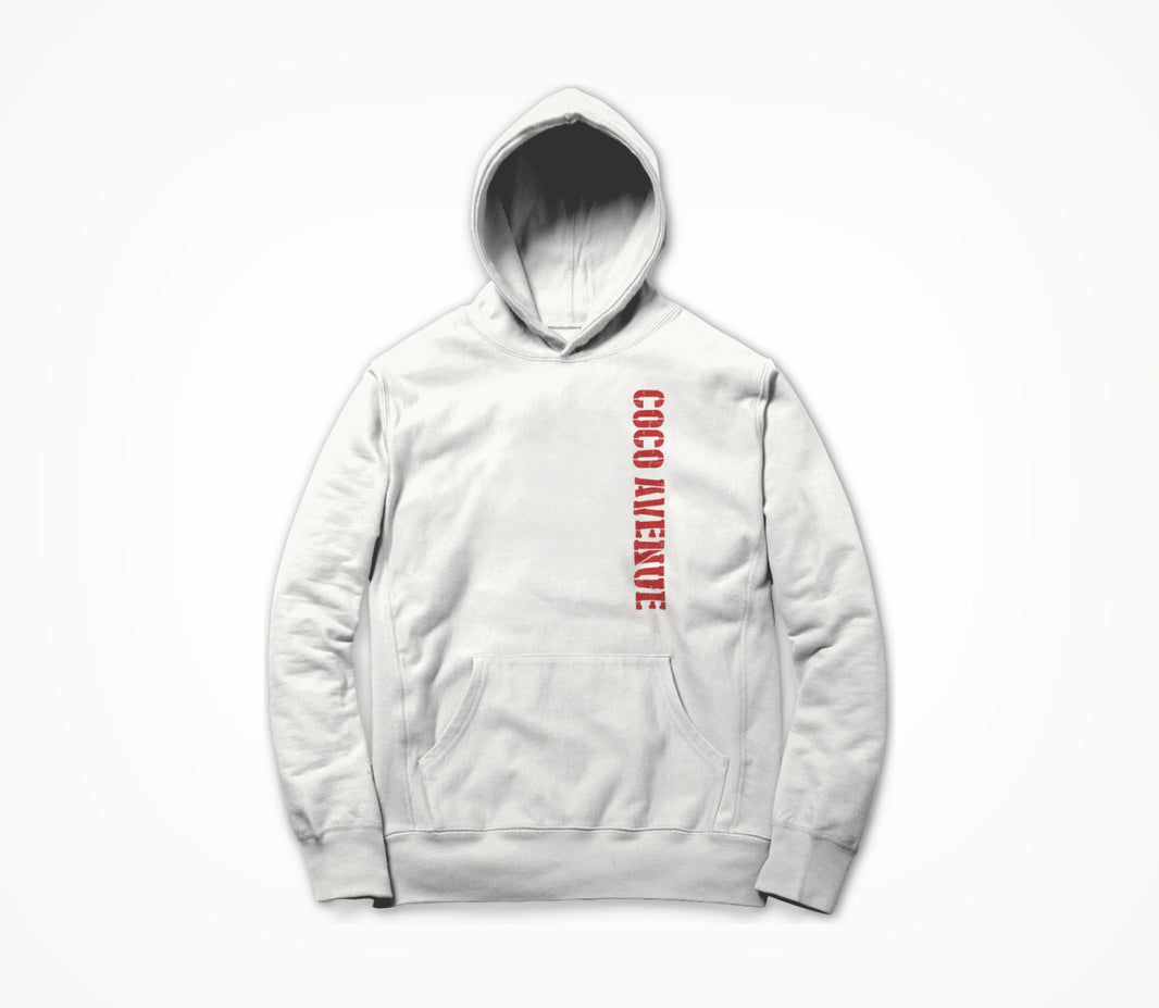 Coco Avenue (Red Side Logo) Hoodie