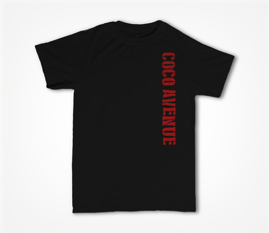 Coco Avenue (Red Side Logo) Unisex T-shirt