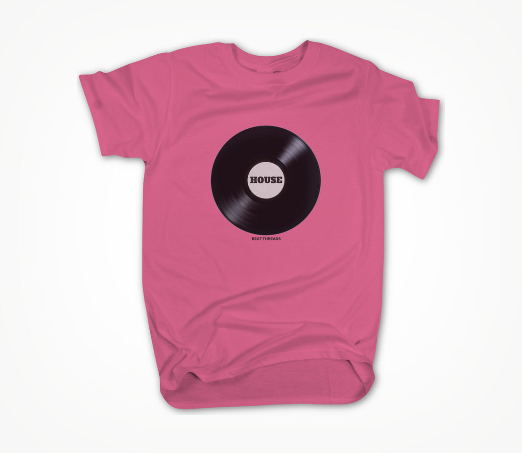 RECORD - HOUSE - PINK Unisex T-shirt