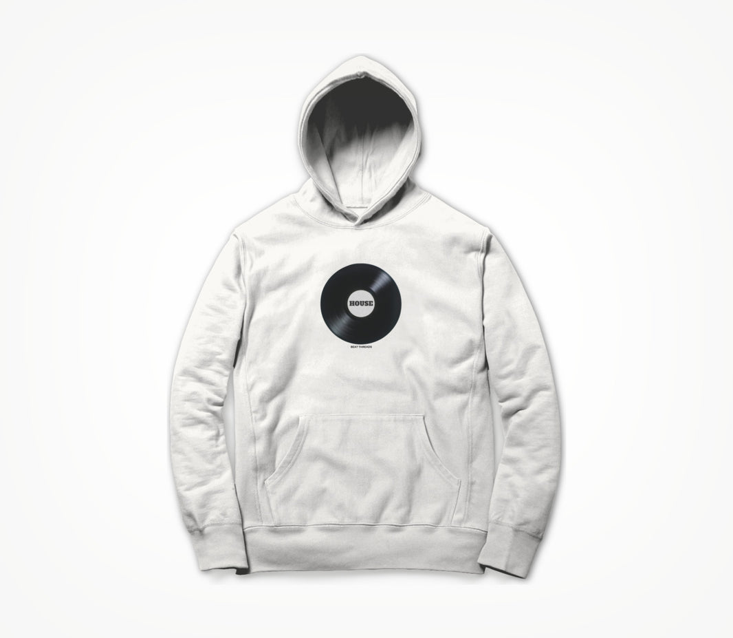 RECORD - HOUSE - WHITE Hoodie