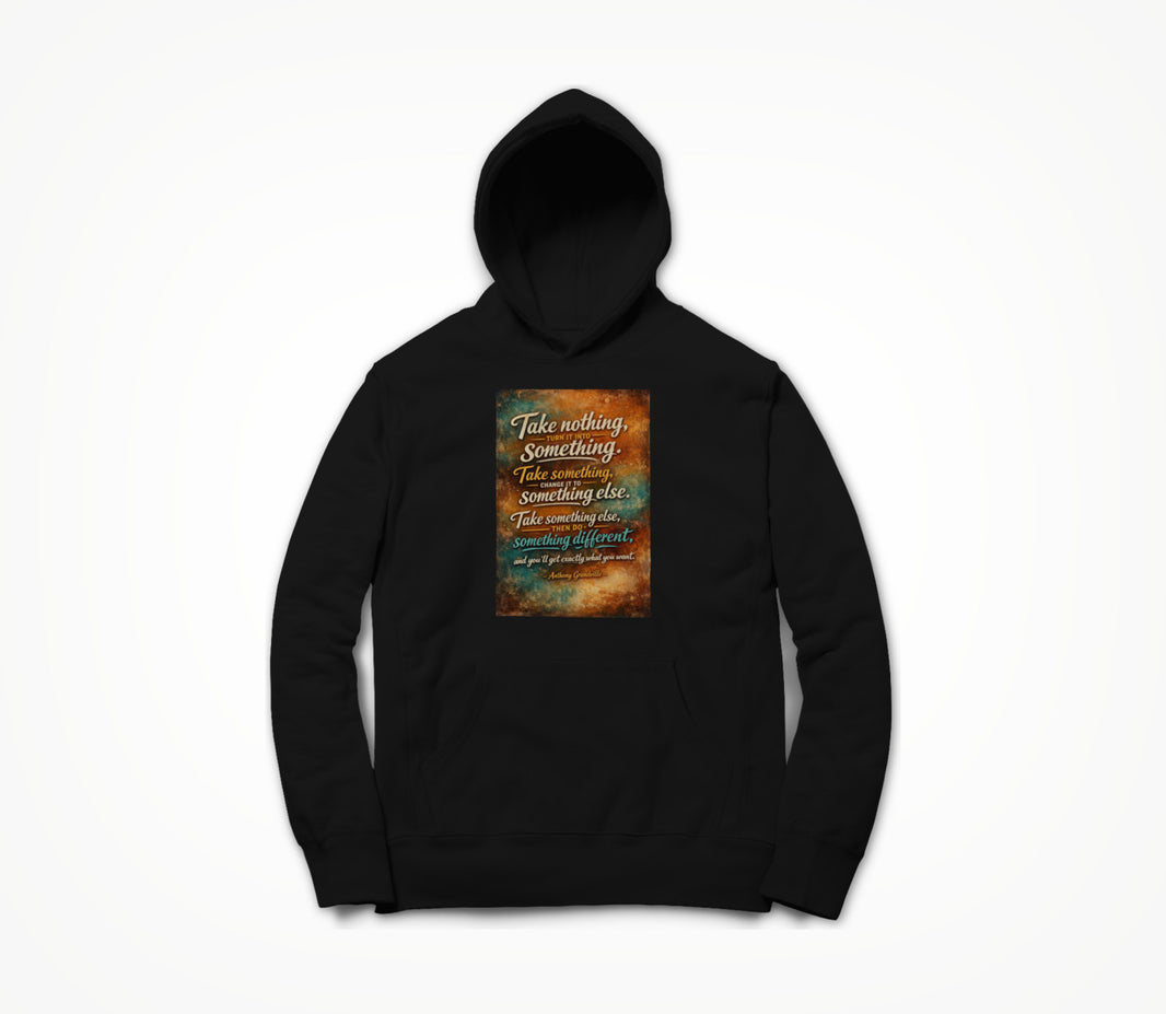 Black TAKE NOTHING Hoodie