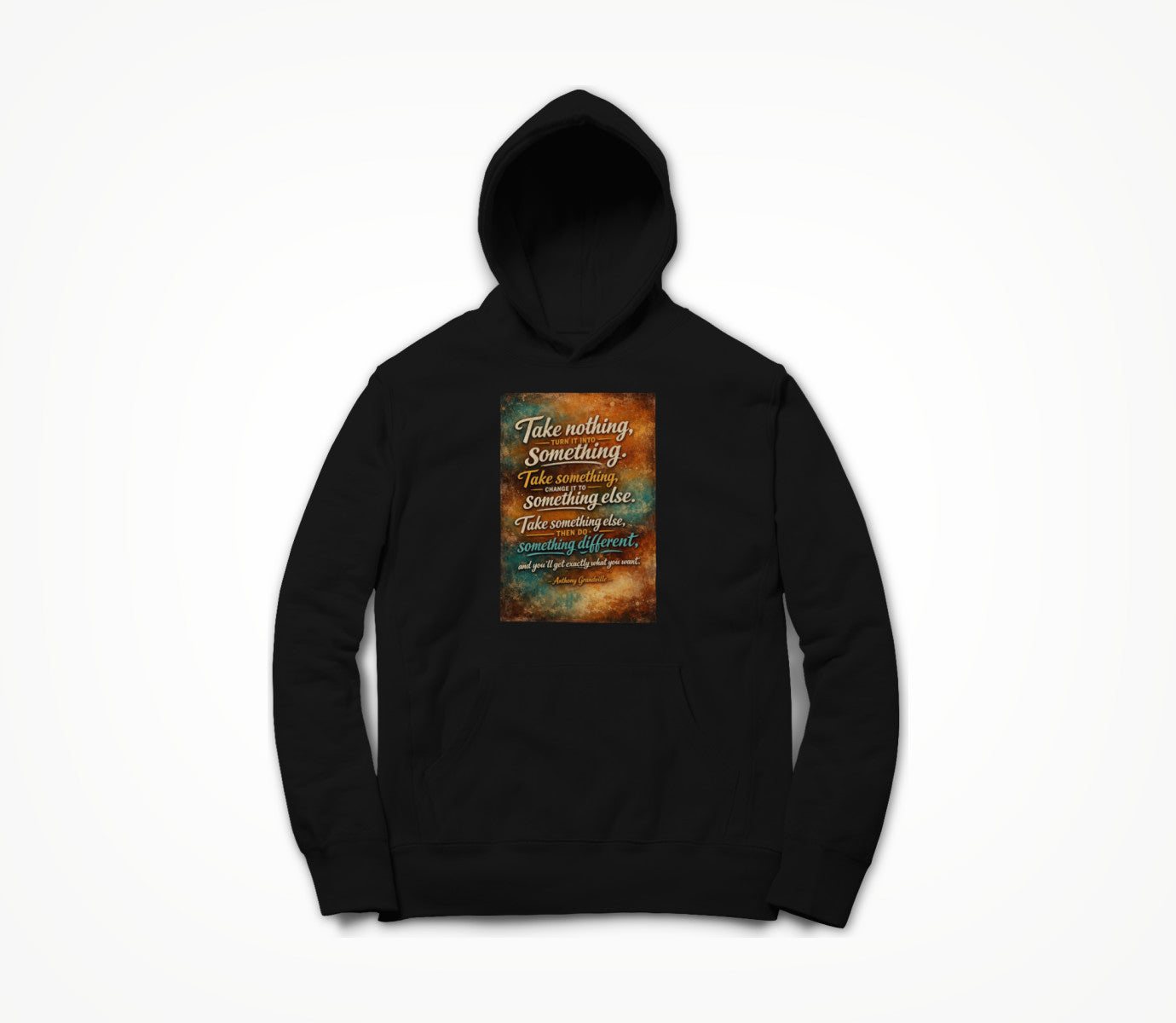 Black TAKE NOTHING Hoodie