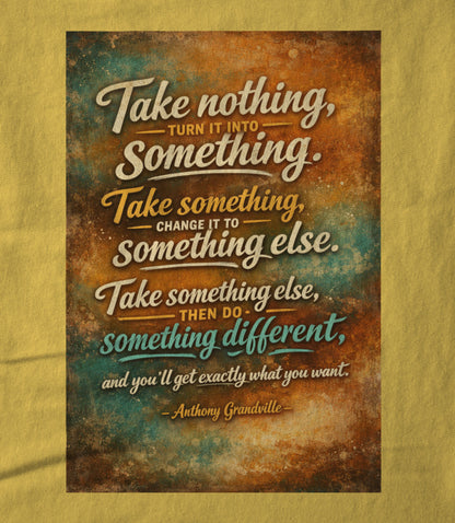 Yellow1 "Take Nothing" Unisex T-shirt