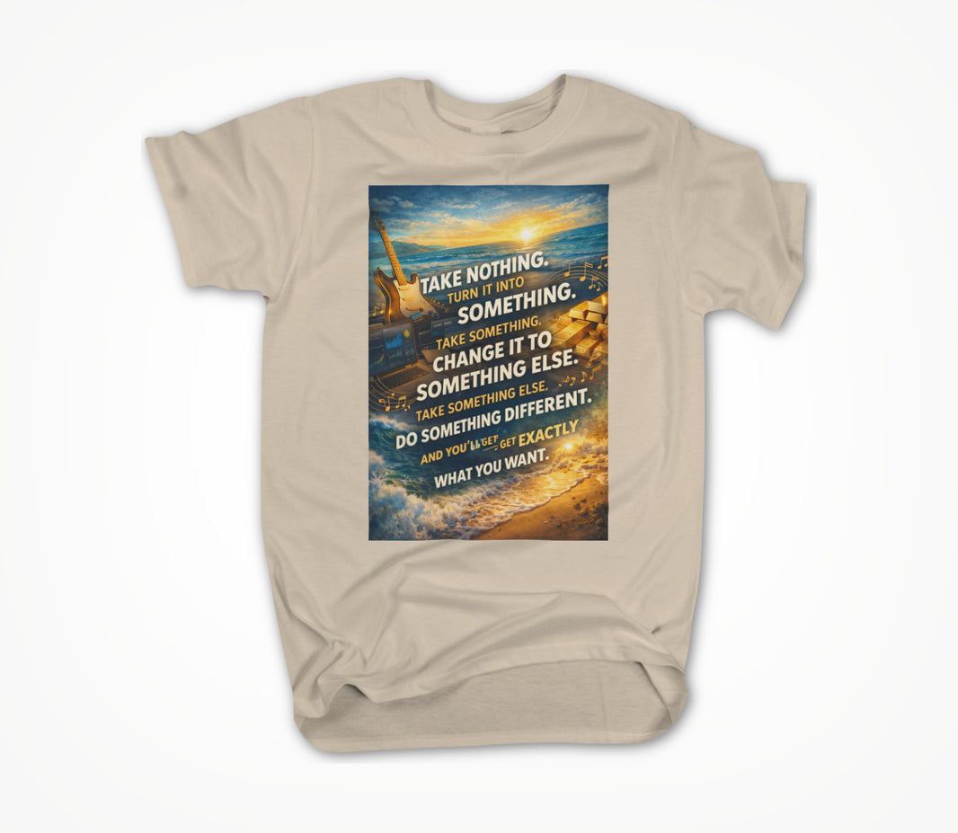 Creme TAKE NOTHING Unisex T-shirt