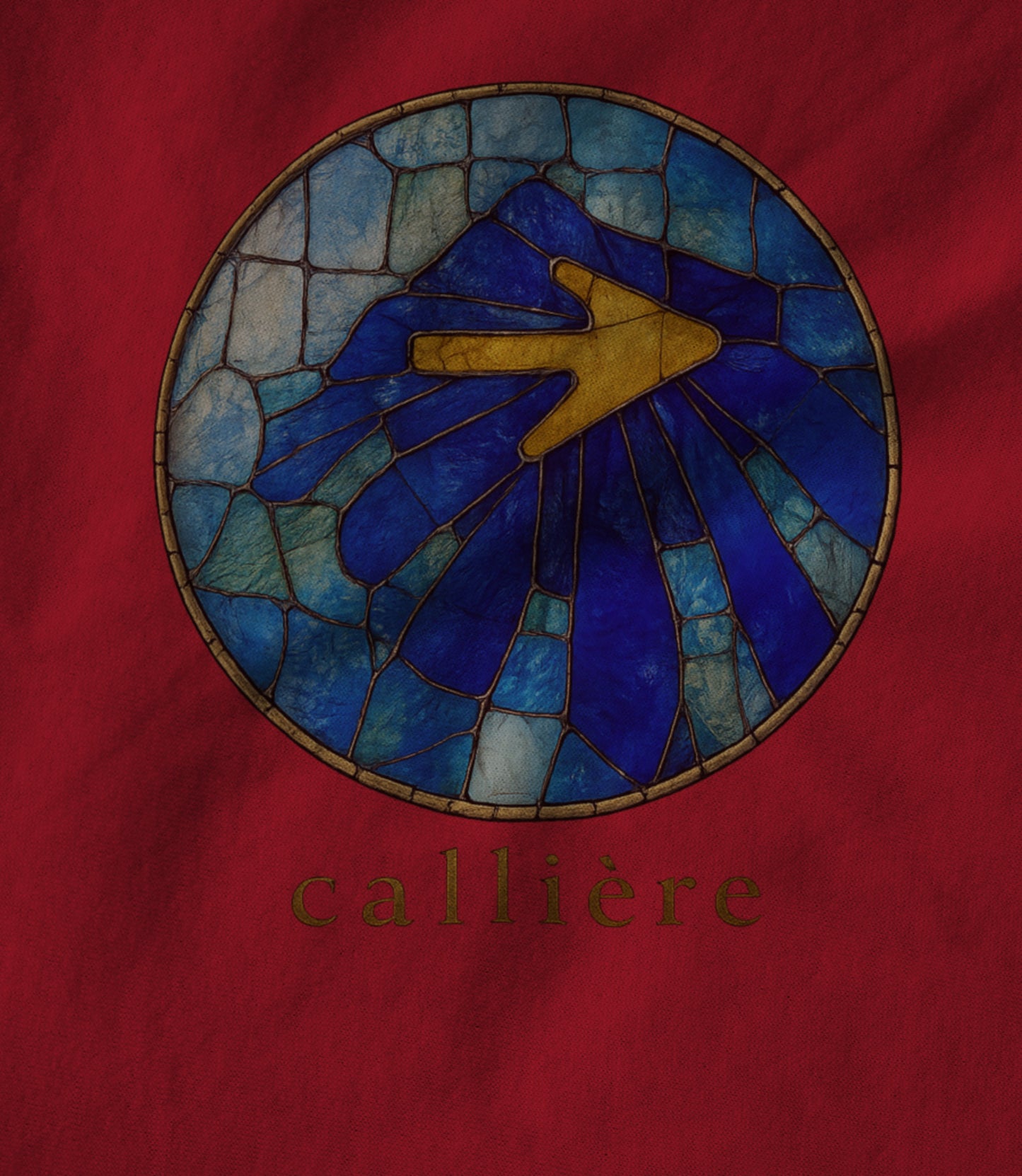 Solar Stained Glass Shell - Red Hoodie