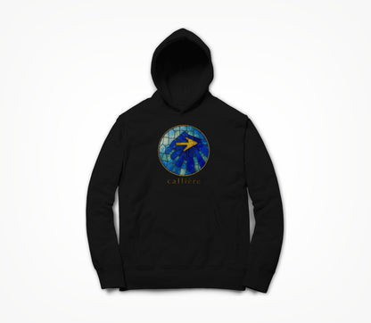 Solar Stained Glass Shell - Black Hoodie