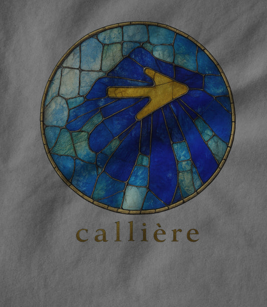 Solar Stained Glass Shell - Heather Grey