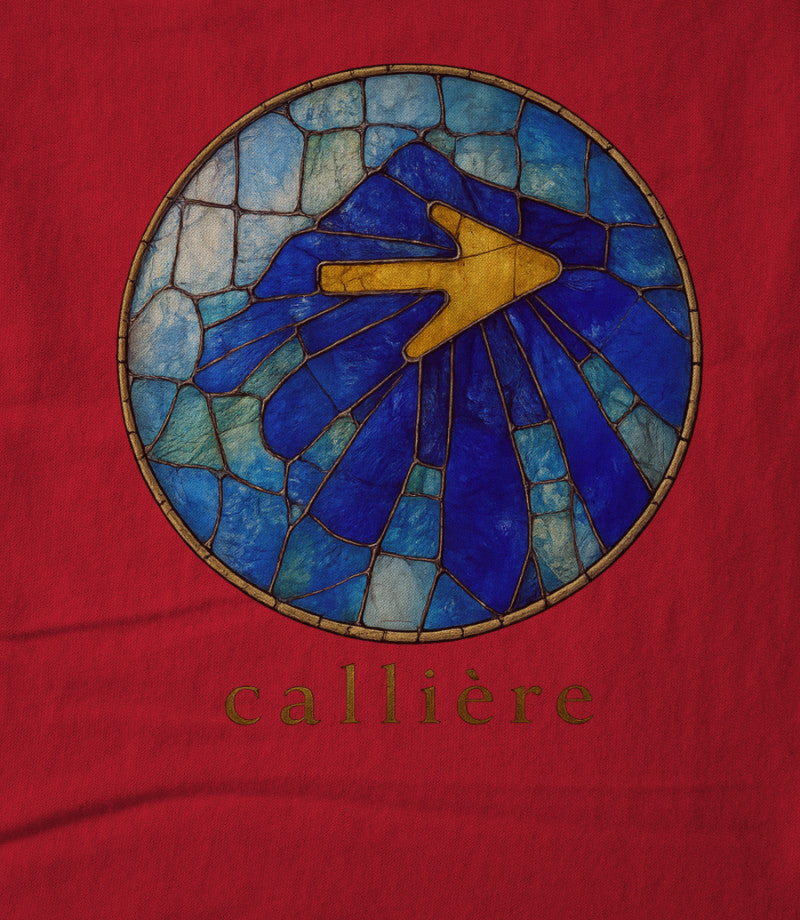Solar Stained Glass Shell - Red