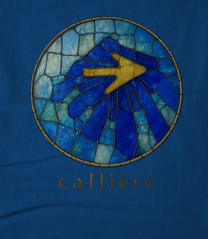 Solar Stained Glass Shell - Royal Blue Hoodie