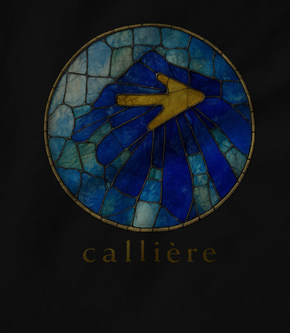Solar Stained Glass Shell - Black Women's T-shirt