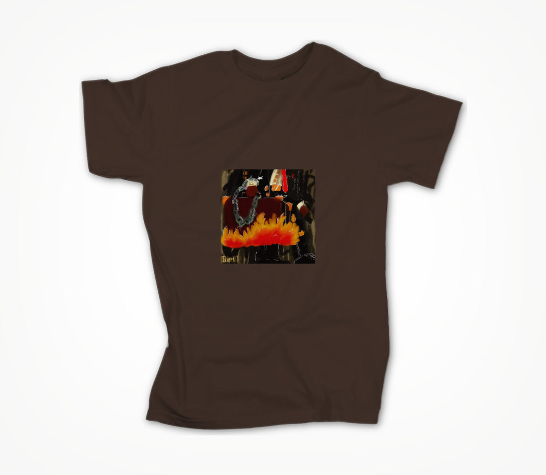 Suit & Attaché (Brown) Unisex T-shirt