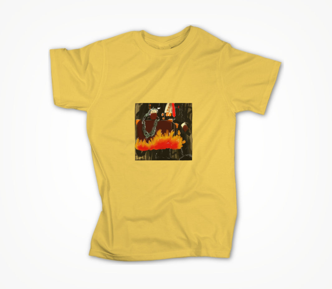 Suit & Attaché (Yellow) Unisex T-shirt