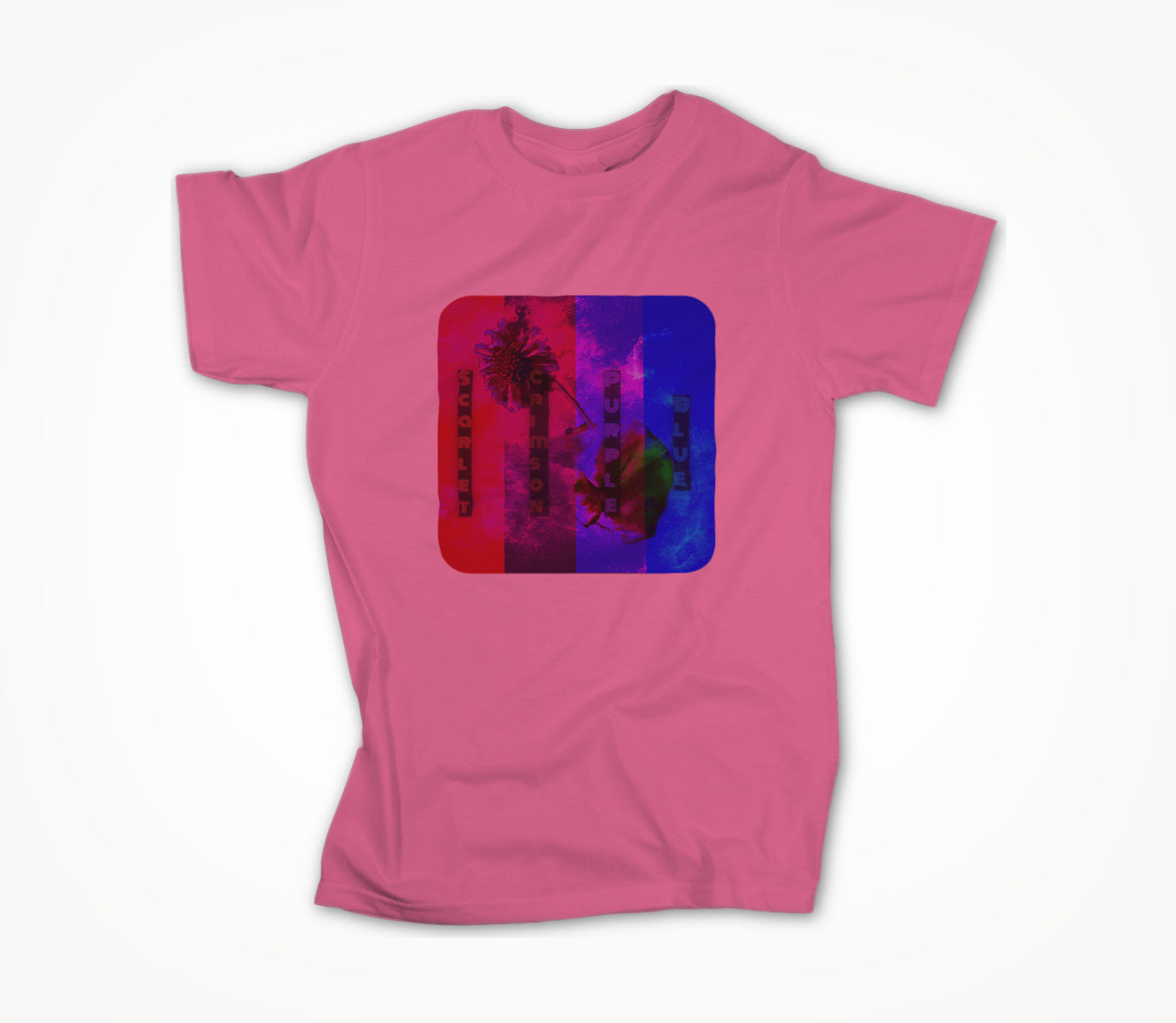 Scarlet, Crimson, Purple and Blue Unisex T-shirt
