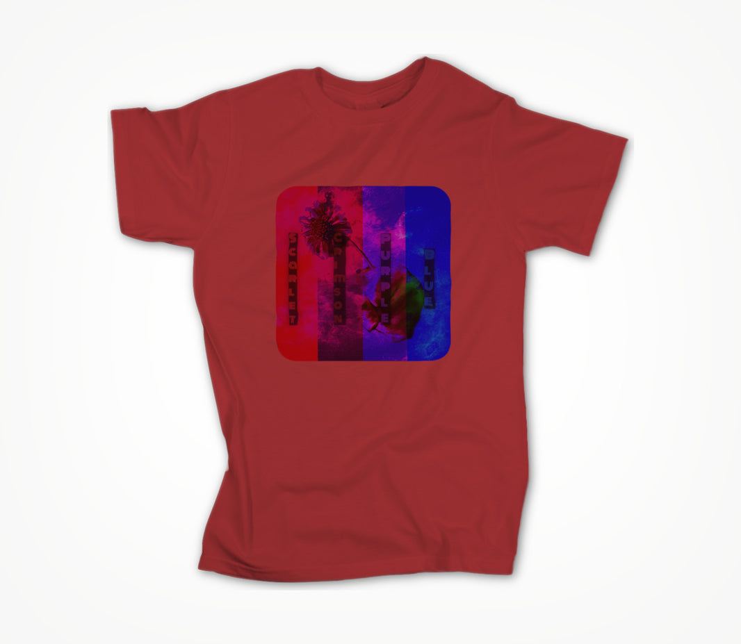 Scarlet, Crimson, Purple and Blue Unisex T-shirt