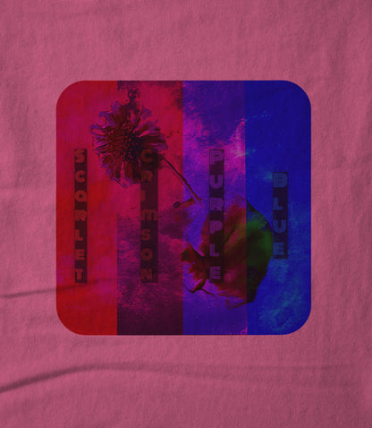 Scarlet, Crimson, Purple and Blue Women's T-shirt