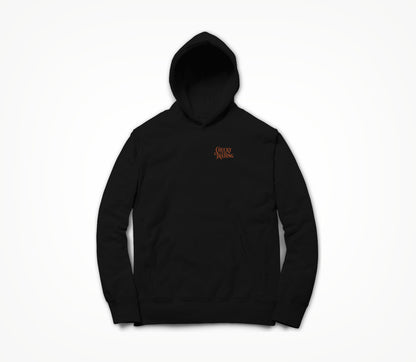 Black w/ Orange Logo Hoodie