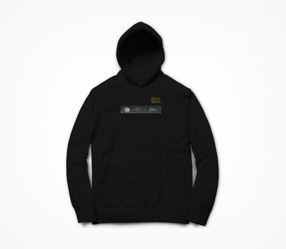 Black w/ Sky Strip Hoodie