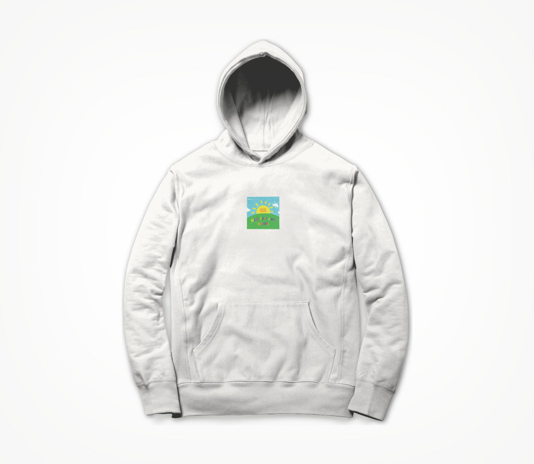 White w/ Sunshine Hoodie
