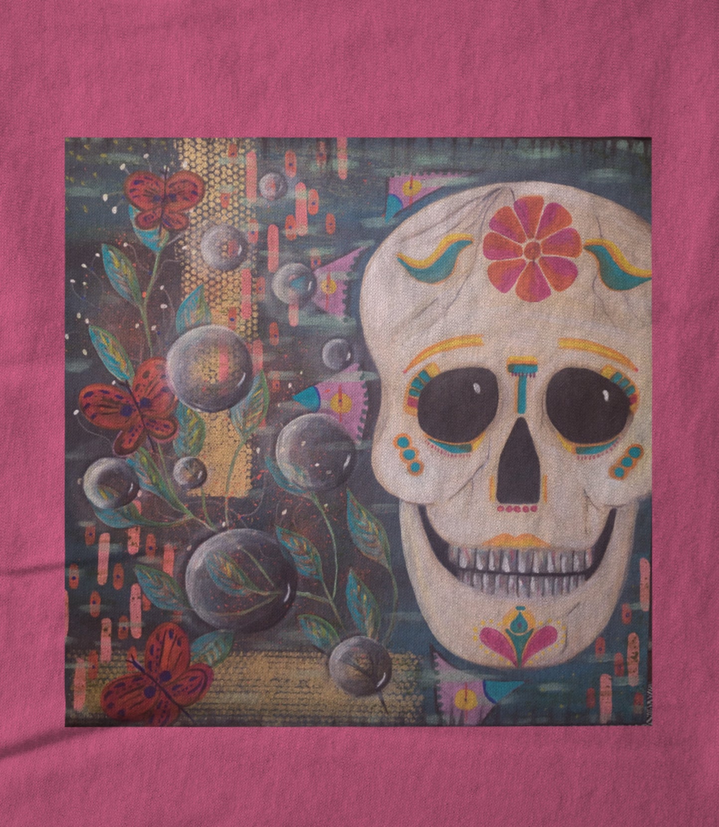 muerte skull Unisex T-shirt