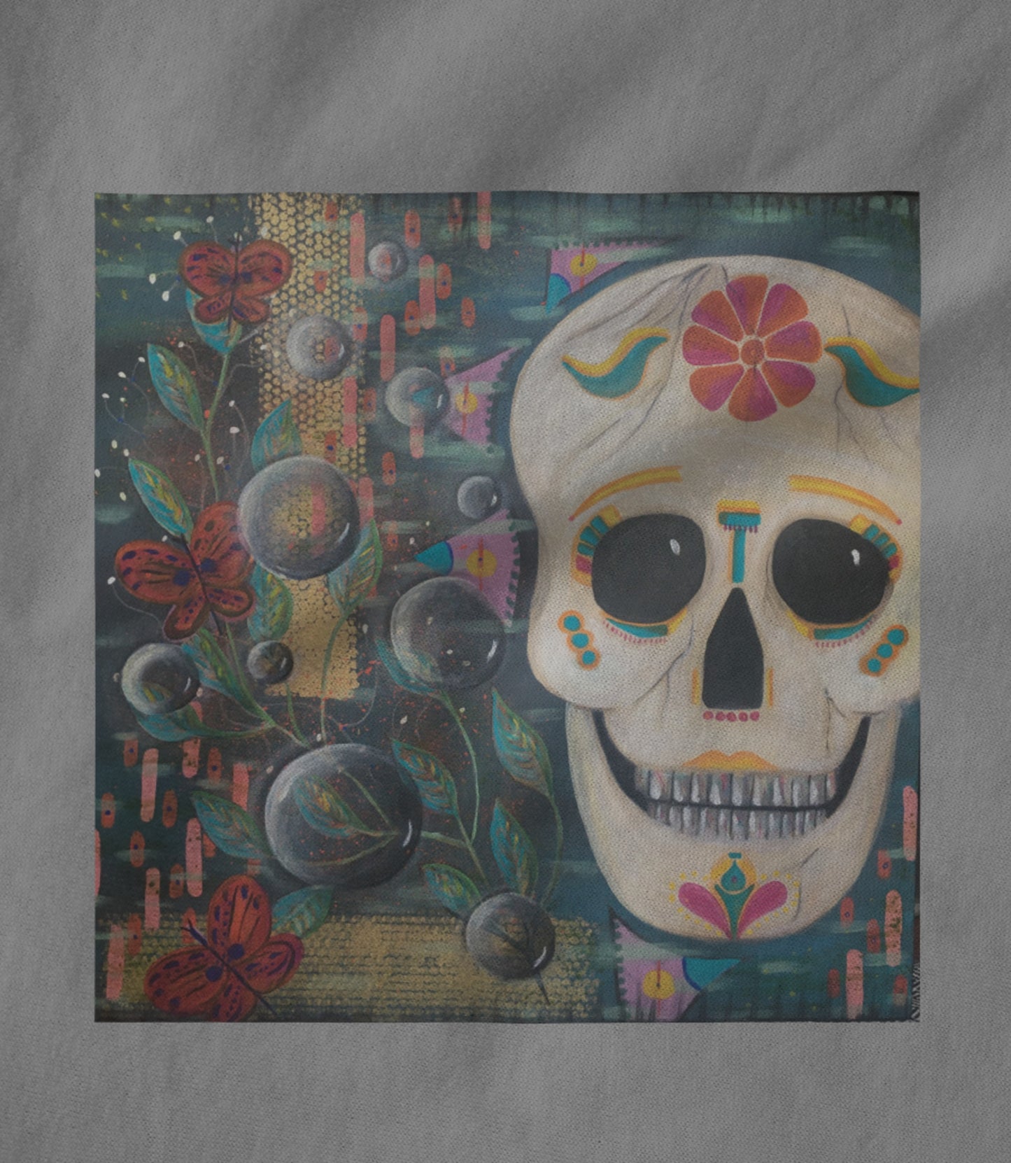 muerte skull Unisex T-shirt