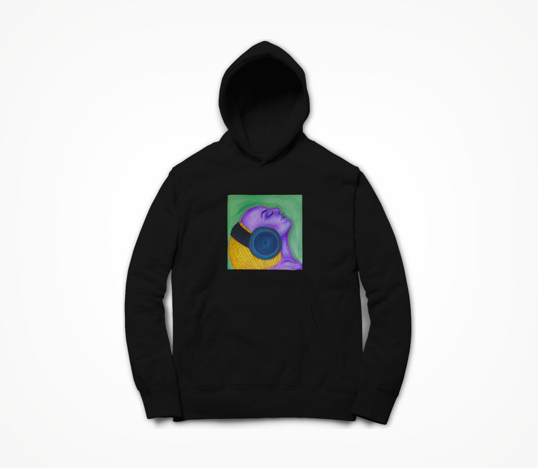 headphone girl Hoodie