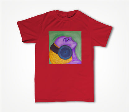 headphone girl Unisex T-shirt