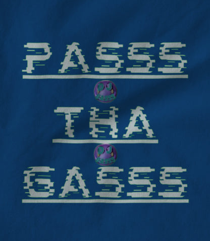 PASSS THA GASSS BLUE Women's T-shirt