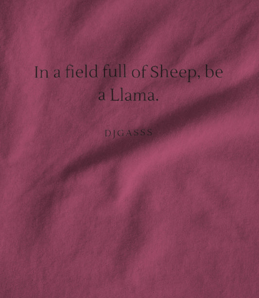 Be a Llama pink
