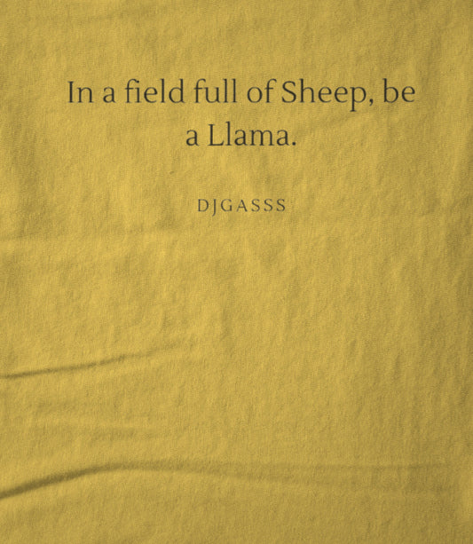 Be a Llama Yellow