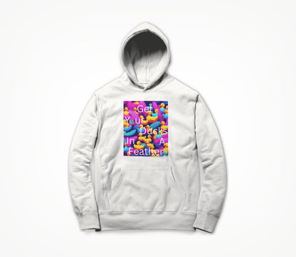 Ducks In A Feather White Hoodie