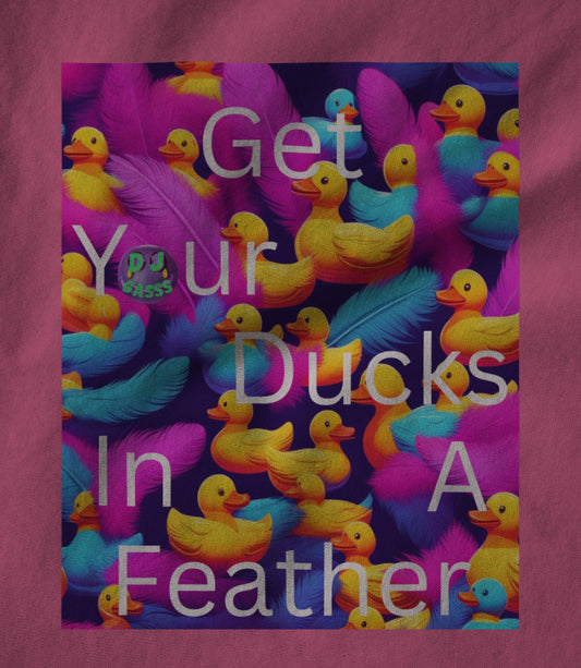 Ducks In A Feather Pink