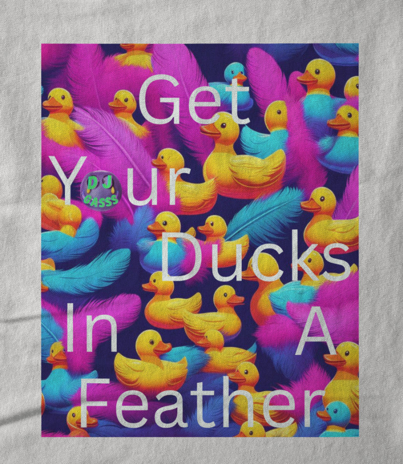 Ducks In A Feather White
