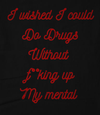 I wish Black and Red Hoodie