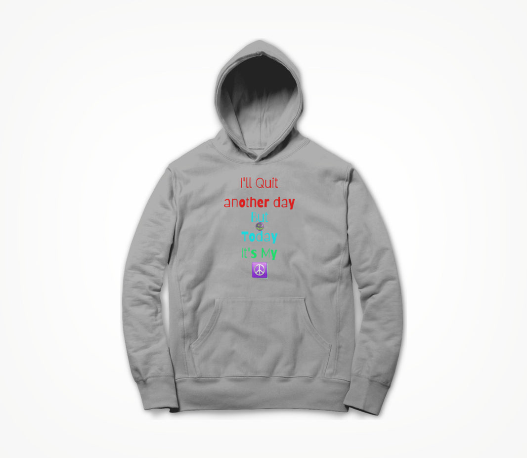 Not Today (Grey) Hoodie