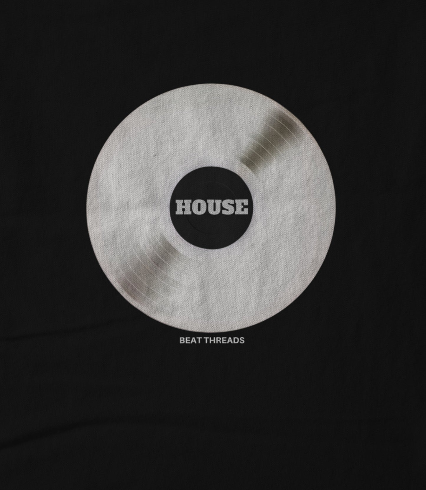 RECORD - HOUSE - BLACK Unisex T-shirt