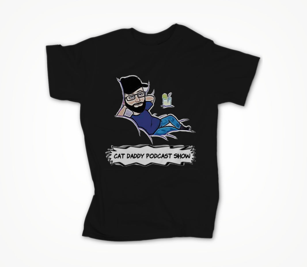 Cat Daddy Podcast Show - Chilling Unisex T-shirt