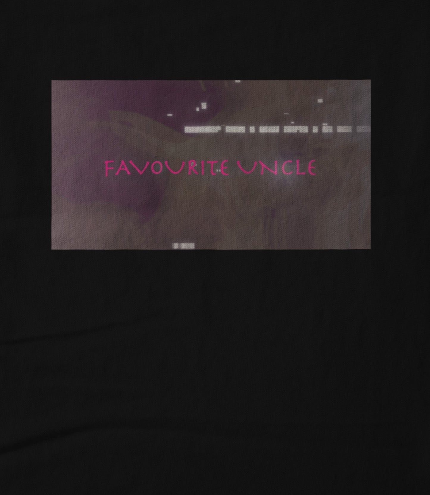 Favourite Uncle - New Logo Black Unisex T-shirt