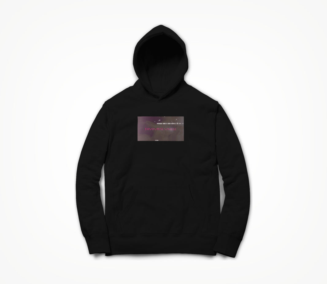 Favourite Uncle - New Logo Black Hoodie