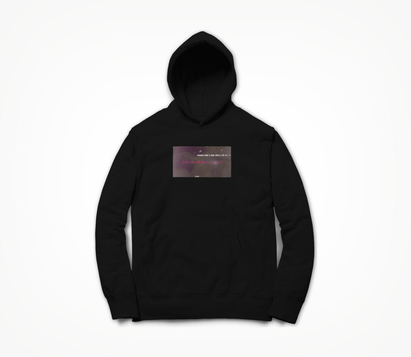 Favourite Uncle - New Logo Black Hoodie