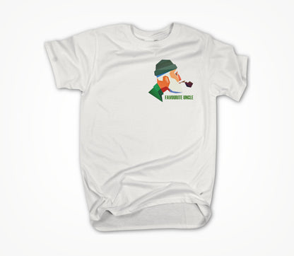 Favourite Uncle - Original Logo 'Uncle' White Unisex T-shirt
